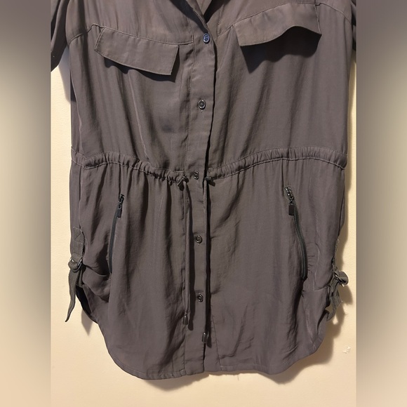 Picadilly Canada Button front, tunic length short sleeved jacket - Picture 2 of 7